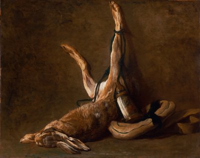Still Life with a Hare by Jean Baptiste Simeon Chardin